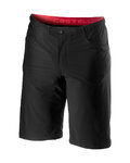 CASTELLI Kolesarske kratke hlače brez naramnic - UNLIMITED BAGGY - črna