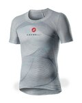 CASTELLI Kolesarska  majica s kratkimi rokavi - PRO MESH - siva