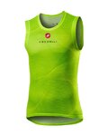 CASTELLI Kolesarska  majica brez rokavov - PRO MESH - rumena