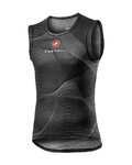 CASTELLI Kolesarska  majica brez rokavov - PRO MESH - črna