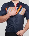 CASTELLI Kolesarski dres s kratkimi rokavi - HORS CATEGORIE - modra