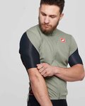CASTELLI Kolesarski dres s kratkimi rokavi - ENTRATA V - zelena