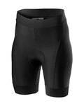 CASTELLI Kolesarske kratke hlače brez naramnic - PRIMA LADY - siva/črna