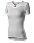 CASTELLI Kolesarska  majica s kratkimi rokavi - PRO ISSUE 2 LADY - bela