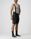 CASTELLI Kolesarske kratke hlače z naramnicami - PREMIO - črna
