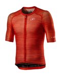 CASTELLI Kolesarski dres s kratkimi rokavi - CLIMBER'S 3.0 SL JRS - rdeča