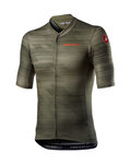 CASTELLI Kolesarski dres s kratkimi rokavi - RAPIDO - zelena