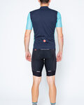 CASTELLI Kolesarski dres kratek rokav in kratke hlače - ENTRATA - črna/modra