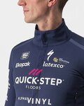 CASTELLI Kolesarska  podaljšana jakna - QUICK-STEP 2022 - modra