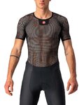 CASTELLI Kolesarska  majica s kratkimi rokavi - CORE MESH 3 - črna