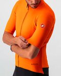 CASTELLI Kolesarski dres s kratkimi rokavi - PERFETTO ROS - oranžna