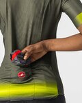 CASTELLI Kolesarski dres s kratkimi rokavi - GRADIENT LADY - zelena
