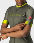 CASTELLI Kolesarski dres s kratkimi rokavi - GRADIENT LADY - zelena