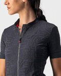 CASTELLI Kolesarski dres s kratkimi rokavi - PROMESSA J. LADY - črna