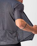 CASTELLI Kolesarski dres s kratkimi rokavi - ENDURANCE ELITE - siva