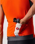 CASTELLI Kolesarski dres brez rokavov - ENTRATA VI - siva/oranžna