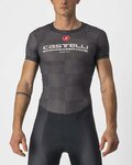 CASTELLI Kolesarska  majica s kratkimi rokavi - PRO MESH BL - črna