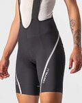 CASTELLI Kolesarske kratke hlače z naramnicami - VELOCISSIMA 3 LADY - črna