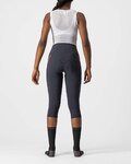 CASTELLI Kolesarske 3/4 hlače brez naramnic - VELOCISSIMA 3 LADY - rožnata/siva