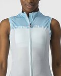 CASTELLI Kolesarski dres brez rokavov - VELOCISSIMA LADY - modra