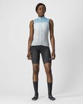 CASTELLI Kolesarski dres brez rokavov - VELOCISSIMA LADY - modra