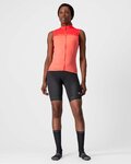 CASTELLI Kolesarski dres brez rokavov - VELOCISSIMA LADY - rožnata