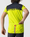 CASTELLI Kolesarski dres s kratkimi rokavi - NEO PROLOGO KIDS - rumena/modra