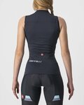 CASTELLI Kolesarski dres brez rokavov - SOLARIS LADY - črna