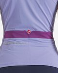 CASTELLI Kolesarski dres brez rokavov - SOLARIS LADY - vijolična