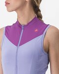 CASTELLI Kolesarski dres brez rokavov - SOLARIS LADY - vijolična