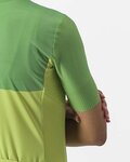 CASTELLI Kolesarski dres s kratkimi rokavi - VELOCISSIMA LADY - zelena/rumena