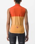 CASTELLI Kolesarski dres brez rokavov - VELOCISSIMA LADY - oranžna
