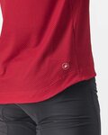 CASTELLI Kolesarski dres s kratkimi rokavi - TRAIL TECH 2 - rdeča