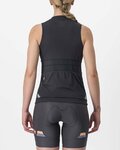 CASTELLI Kolesarski dres brez rokavov - ANIMA 4 LADY - antracit