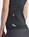 CASTELLI Kolesarski dres brez rokavov - ANIMA 4 LADY - antracit