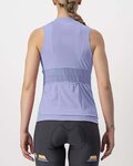 CASTELLI Kolesarski dres brez rokavov - ANIMA 4 LADY - vijolična