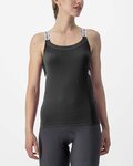 CASTELLI Kolesarski dres brez rokavov - BAVETTE LADY - antracit