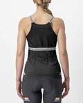 CASTELLI Kolesarski dres brez rokavov - BAVETTE LADY - antracit