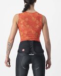 CASTELLI Kolesarska  majica brez rokavov - PRO MESH 4 W LADY - oranžna