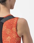 CASTELLI Kolesarska  majica brez rokavov - PRO MESH 4 W LADY - oranžna