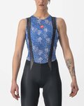 CASTELLI Kolesarska  majica brez rokavov - PRO MESH 4 W LADY - modra