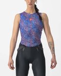 CASTELLI Kolesarska  majica brez rokavov - PRO MESH 4 W LADY - modra