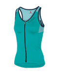 CASTELLI Kolesarski dres brez rokavov - SOLARE LADY - modra