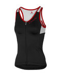 CASTELLI Kolesarski dres brez rokavov - SOLARE LADY - črna/bela/rdeča