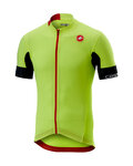 CASTELLI Kolesarski dres s kratkimi rokavi - AERO RACE 4.1 SOLID - rumena