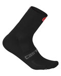 CASTELLI Kolesarske klasične nogavice - QUATTRO 9 - črna