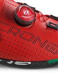Kolesarski čevlji - CR-1-17 CARBON - rdeča