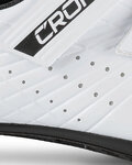 Kolesarski čevlji - CR-4-19 NYLON - bela/rdeča