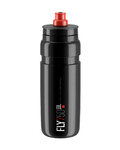 Kolesarska steklenica za vodo - FLY 750 ml  - črna