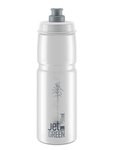 ELITE Kolesarska steklenica za vodo - JET GREEN 750 ml - prosojna
